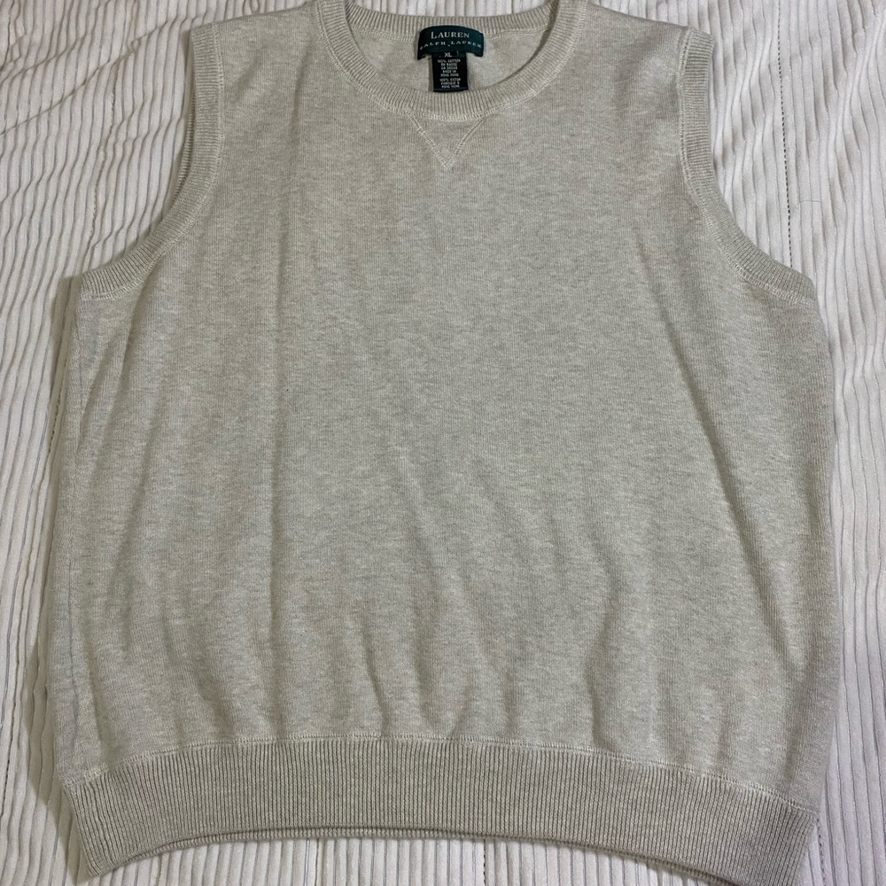 Ralph Lauren Tan Vest